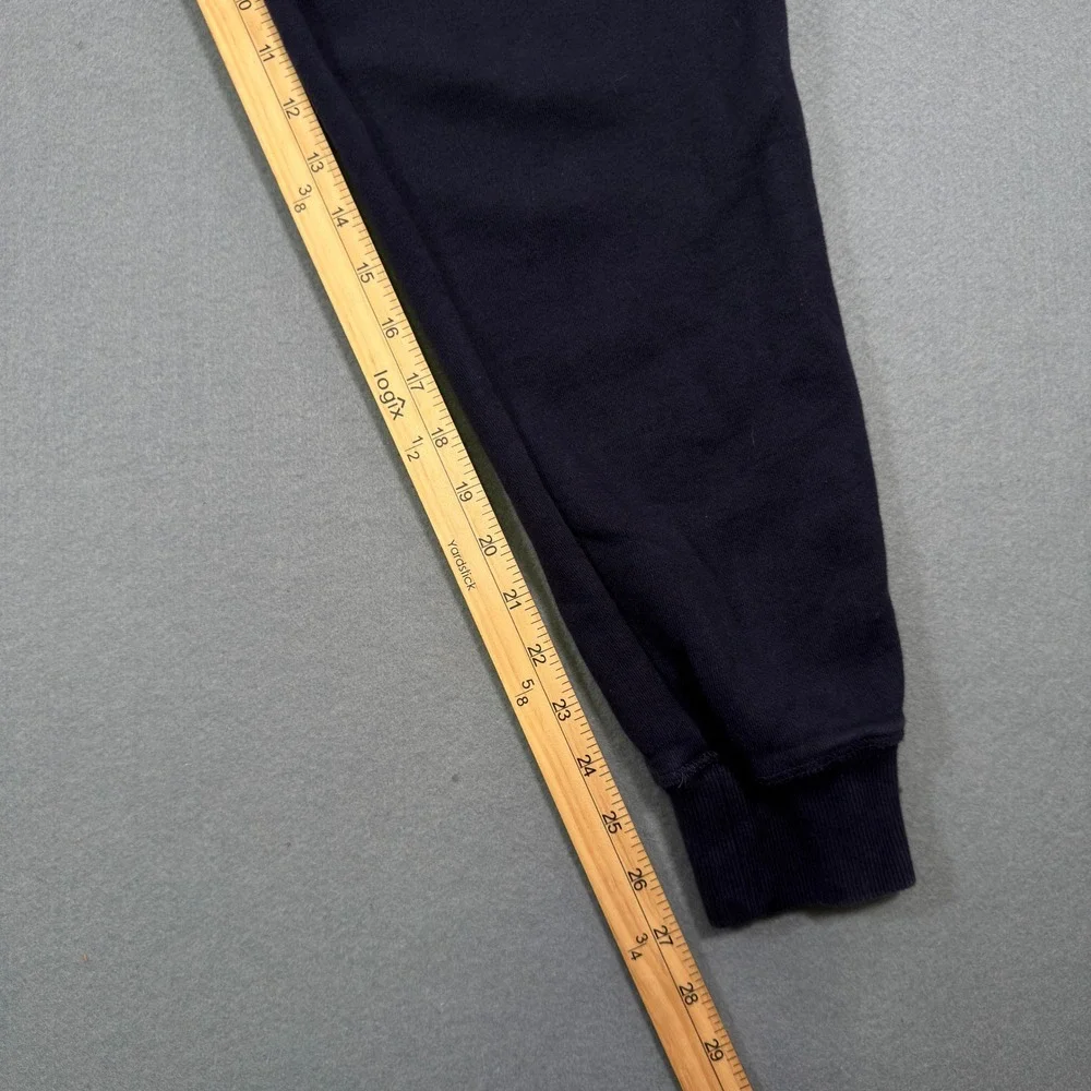 YOUNGLA Mens Navy Blue Tapered Joggers Sweatpants Medium Gym Wear